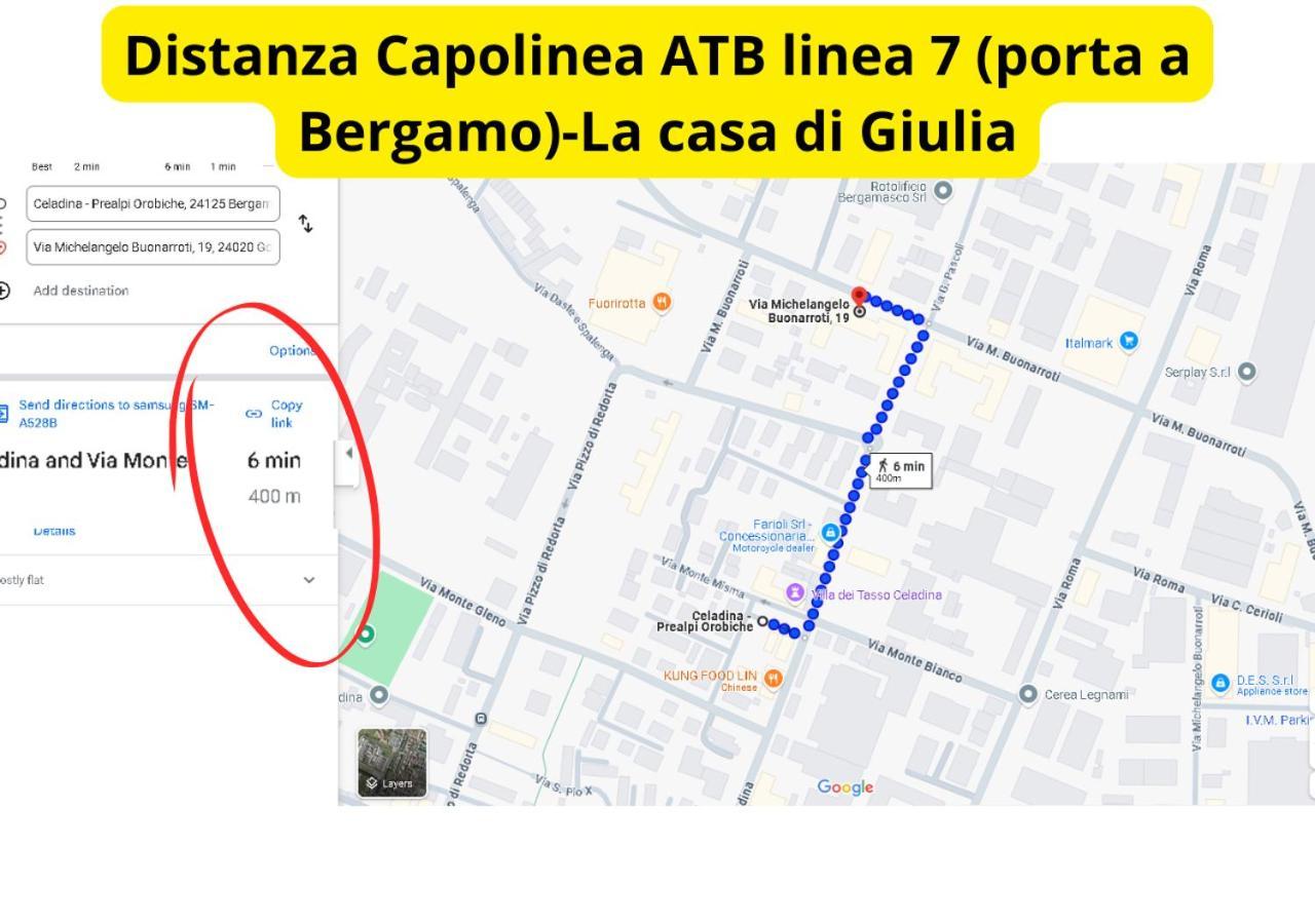 Appartamento Monolocale-7 Minuti Da Bergamo, 10 Minuti Milan Bergamo Airport Gorle Esterno foto